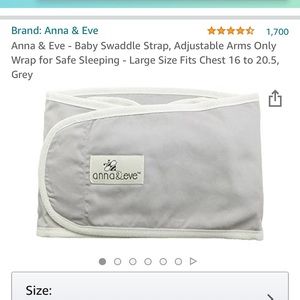 Swaddle strap pre loved but good condition